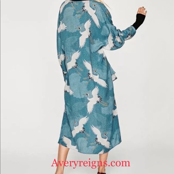 💕Sale💕”Crane”duster/robe/kimono - Picture 10 of 13